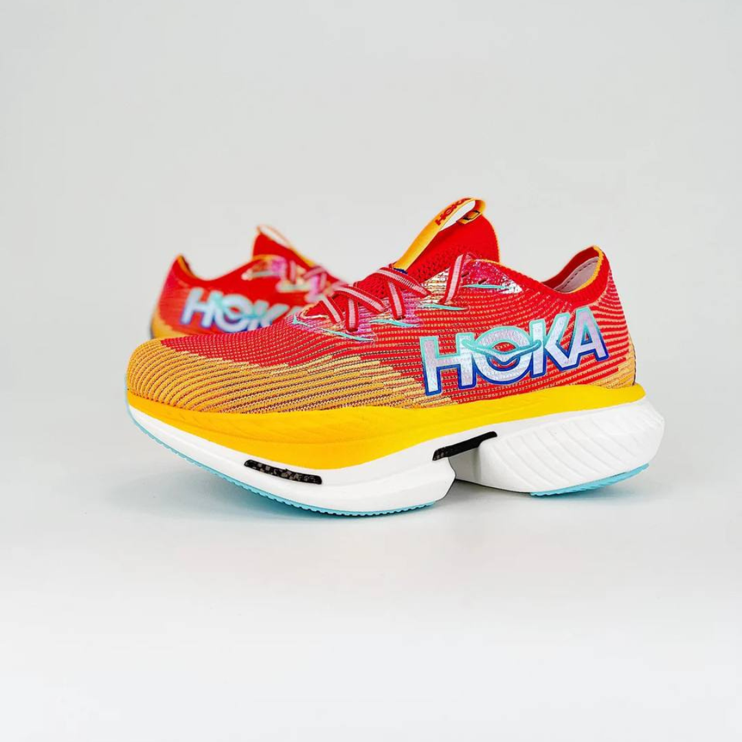 Hoka Cielo X1 Unissex - Cerise/Solar Flare