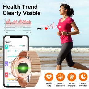 Relógio inteligente feminino 2025