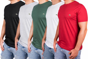 Kit 05 Camisas T-SHIRT Lacoste Premium Basica