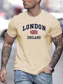 Camisa 100% algodão puro casual London England