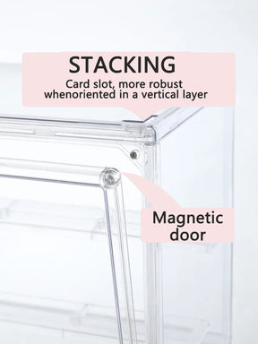 Caixa de armazenamento organizador para fingidas caixa acrílica caixa cega vitrine organizadores de jóias organizador de maquiagem para saco