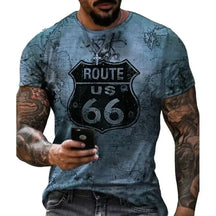 Camiseta padrão da American Route 66