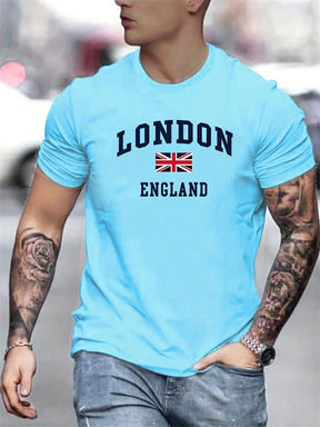 Camisa 100% algodão puro casual London England