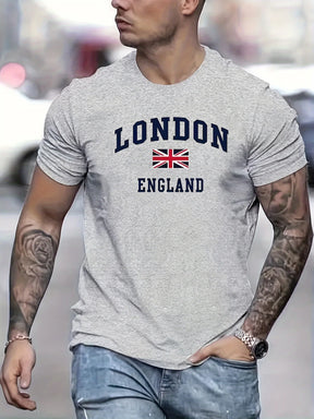 Camisa 100% algodão puro casual London England
