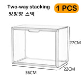 Caixa de armazenamento organizador para fingidas caixa acrílica caixa cega vitrine organizadores de jóias organizador de maquiagem para saco