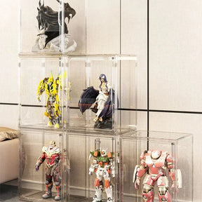 Caixa de armazenamento organizador para fingidas caixa acrílica caixa cega vitrine organizadores de jóias organizador de maquiagem para saco