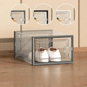 Organizador de sapatos transparente sapatos rack