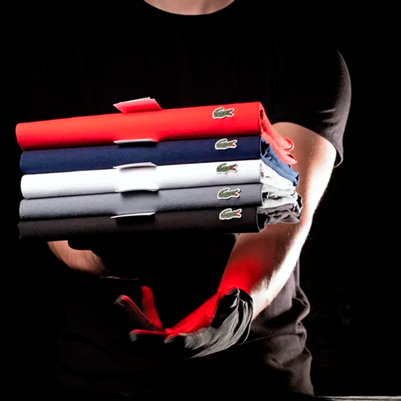 Kit 05 Camisas T-SHIRT Lacoste Premium Basica